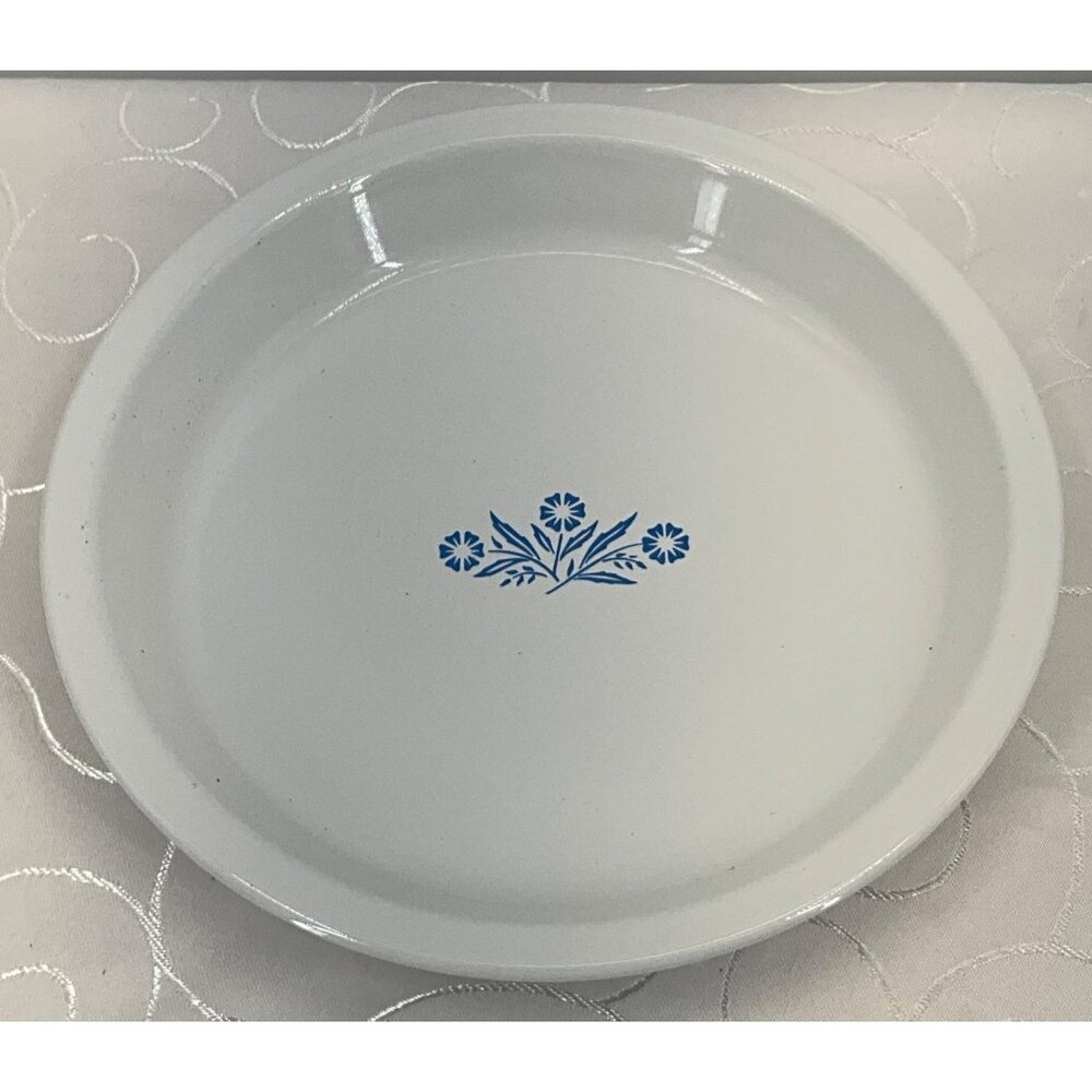Corning Ware Blue Cornflower Round Pie Plate 9"‎   P309